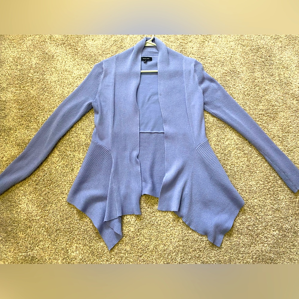 Verve Ami sweater. Beautiful periwinkle color.